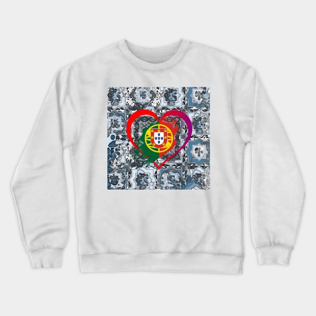 Amo Portugal Crewneck Sweatshirt by Azorean1963